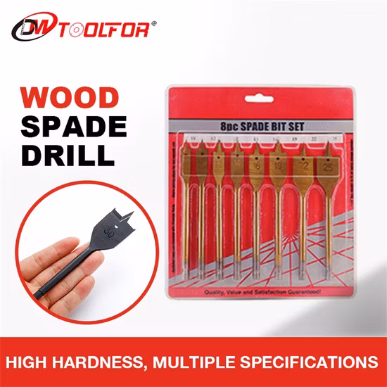 六角シャンクチタンコートウッドフラットドリルビット(WW)